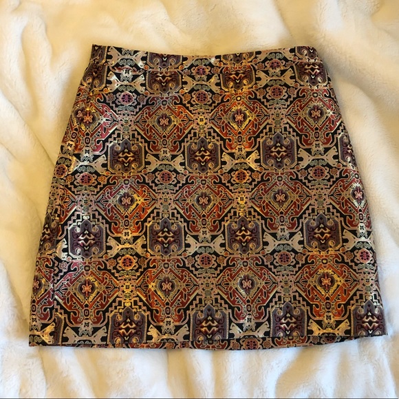 Gianni Bini gold medium a line skirt - Picture 1 of 3